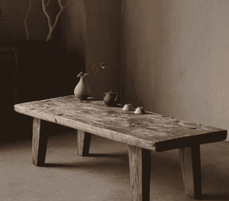 bàn trà gỗ lũa